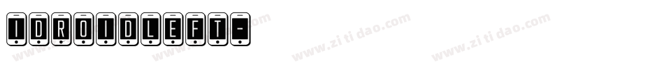 idroidleft字体转换