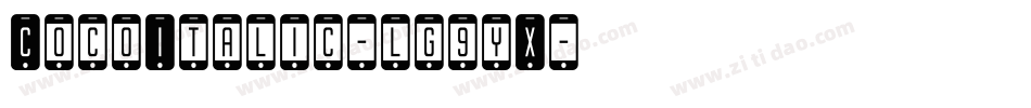 CocoItalic-lg9yX字体转换