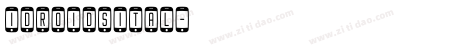 idroidsital字体转换
