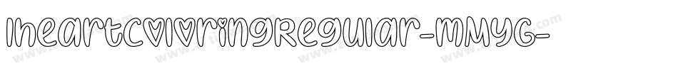 IheartcoloringRegular-mMYG字体转换