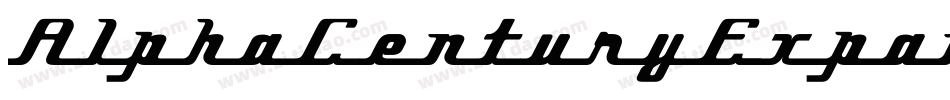 AlphaCenturyExpanded-PKO9B字体转换