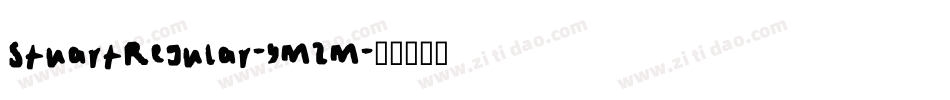 StuartRegular-yMzM字体转换
