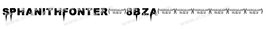 SPhanithFonter-8BzA字体转换