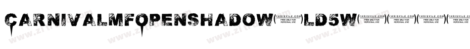 CarnivalmfOpenshadow-ld5w字体转换