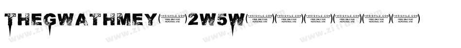 TheGwathmey-2w5W字体转换