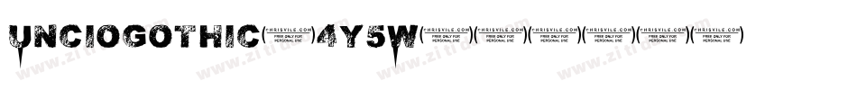 Unciogothic-4y5W字体转换