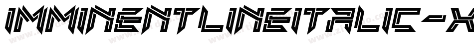 ImminentLineItalic-x37MO字体转换