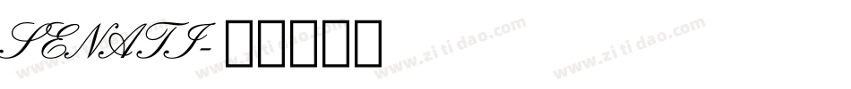 SENATI字体转换
