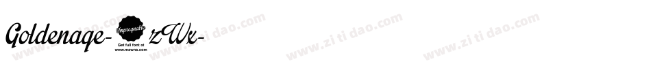 Goldenage-6zWx字体转换