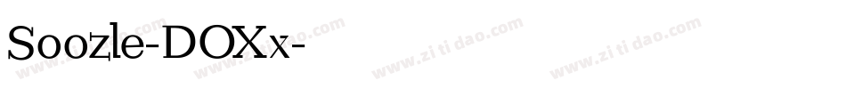 Soozle-DOXx字体转换
