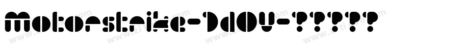 Motorstrike-7d0V字体转换