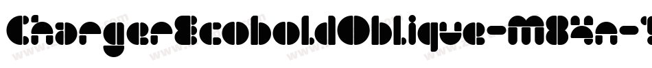 ChargerEcoboldOblique-M84n字体转换