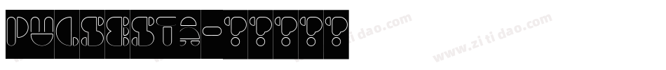 PULSESTA字体转换
