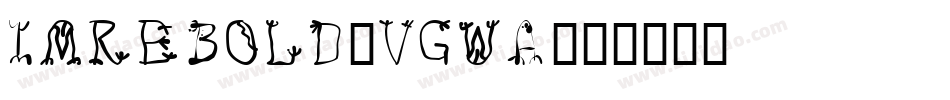 ImreBold-vgwA字体转换