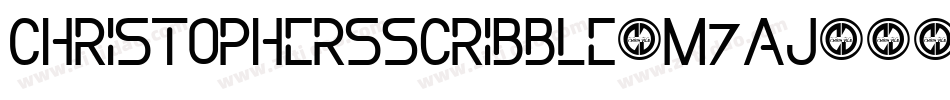 ChristophersScribble-M7aJ字体转换