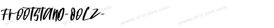 Frootstand-8Olz字体转换