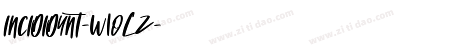 Incididunt-w1olz字体转换