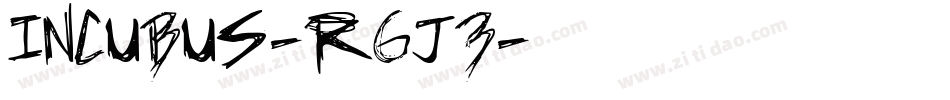 Incubus-R6j3字体转换