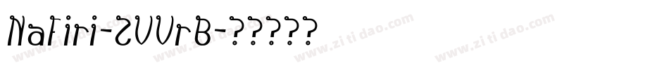 Nafiri-ZVVrB字体转换