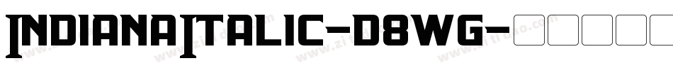 IndianaItalic-d8wg字体转换