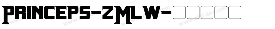 Princeps-zMlw字体转换