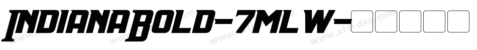 IndianaBold-7mlw字体转换