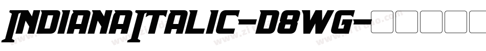 IndianaItalic-d8wg字体转换