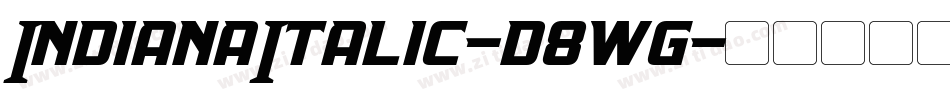 IndianaItalic-d8wg字体转换