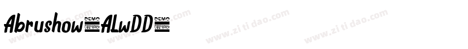 Abrushow-ALwDD字体转换