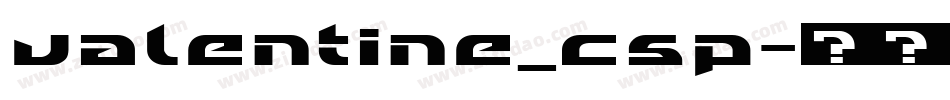 valentine_csp字体转换