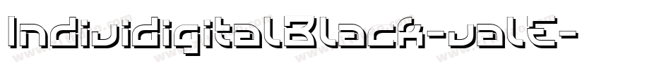 IndividigitalBlack-valE字体转换