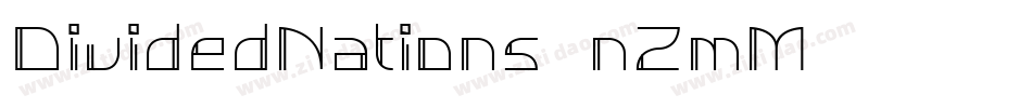 DividedNations-nZmM字体转换