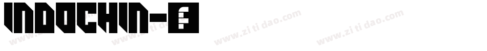 INDOCHIN字体转换