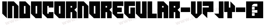 IndocornoRegular-v7jy字体转换