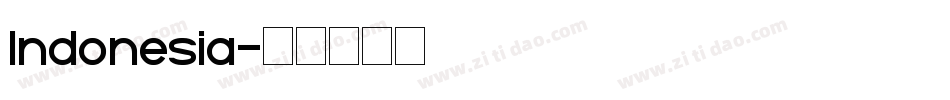 Indonesia字体转换