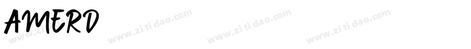 AMERD字体转换
