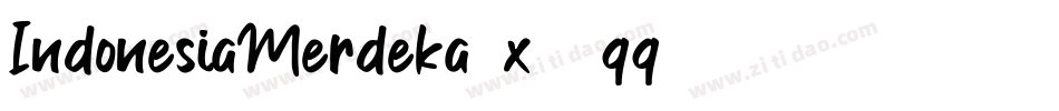 IndonesiaMerdeka-x33qq字体转换
