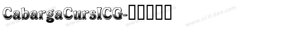 CabargaCursICG字体转换