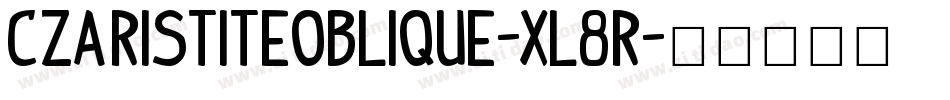 CzaristiteOblique-xL8R字体转换