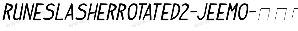 RuneSlasherRotated2-jEEmO字体转换