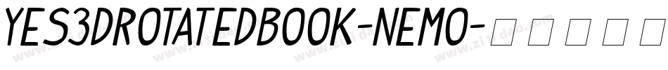Yes3DrotatedBook-nEmO字体转换