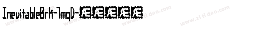 InevitableBrk-7mqD字体转换