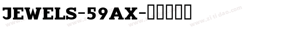 Jewels-59Ax字体转换