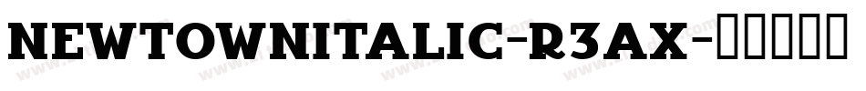NewtownItalic-r3Ax字体转换