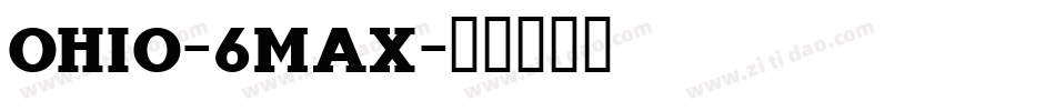 Ohio-6mAx字体转换