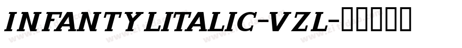 Infantylitalic-vzL字体转换