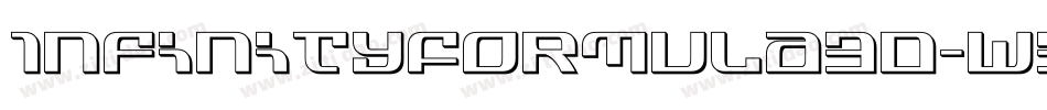 InfinityFormula3D-W3OE字体转换