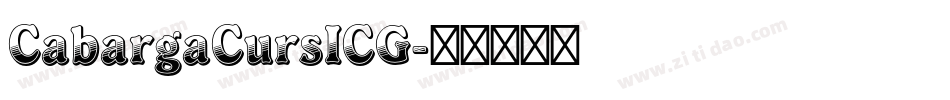 CabargaCursICG字体转换