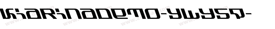 KiarinaDemo-ywY5q字体转换 KiarinaDemo-ywY5q字体转换