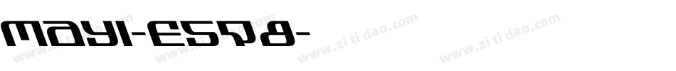 May1-E5q8字体转换